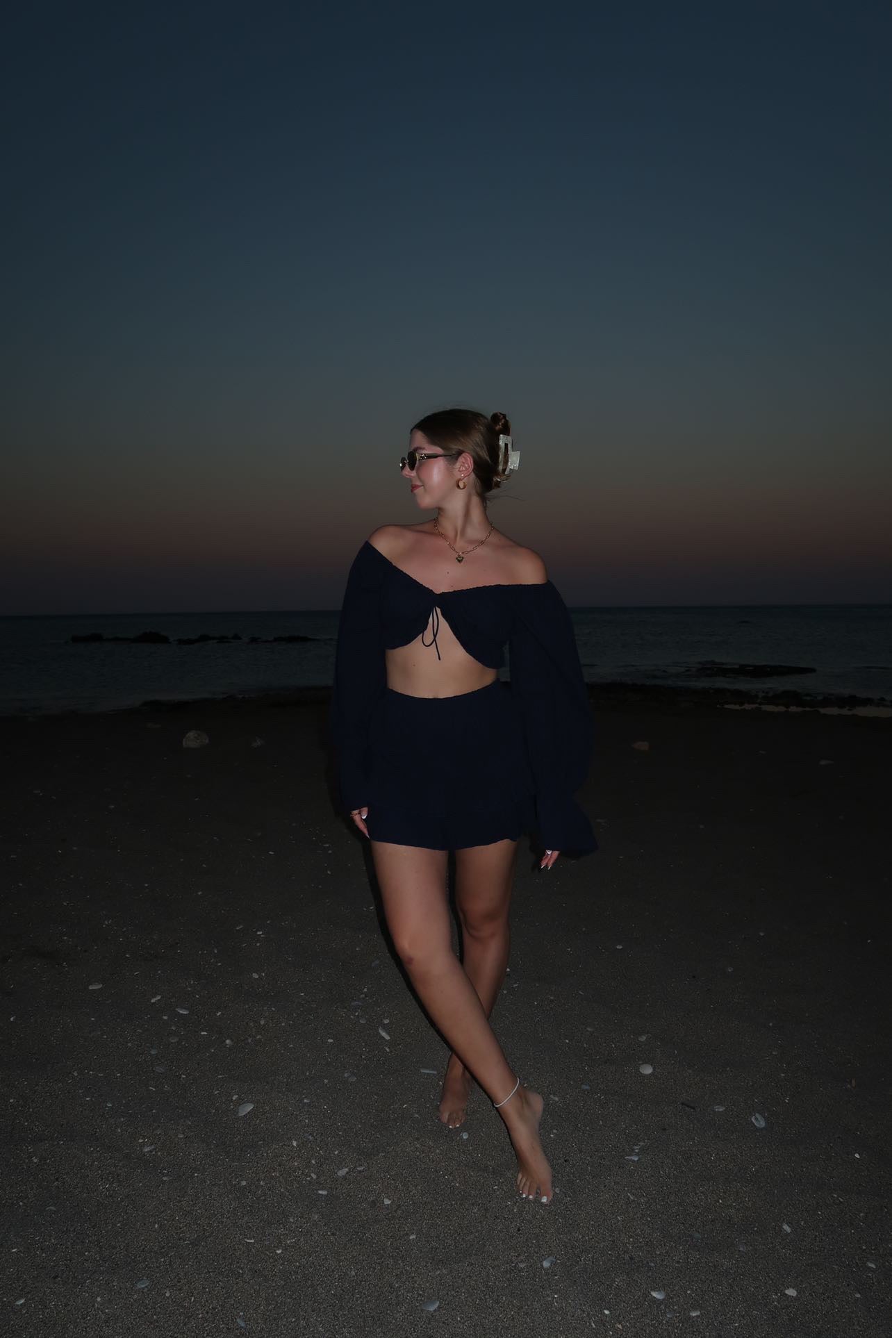 Exklusive Herz Halskette Louisa 14 Karat Vergoldung/ Gold Plated