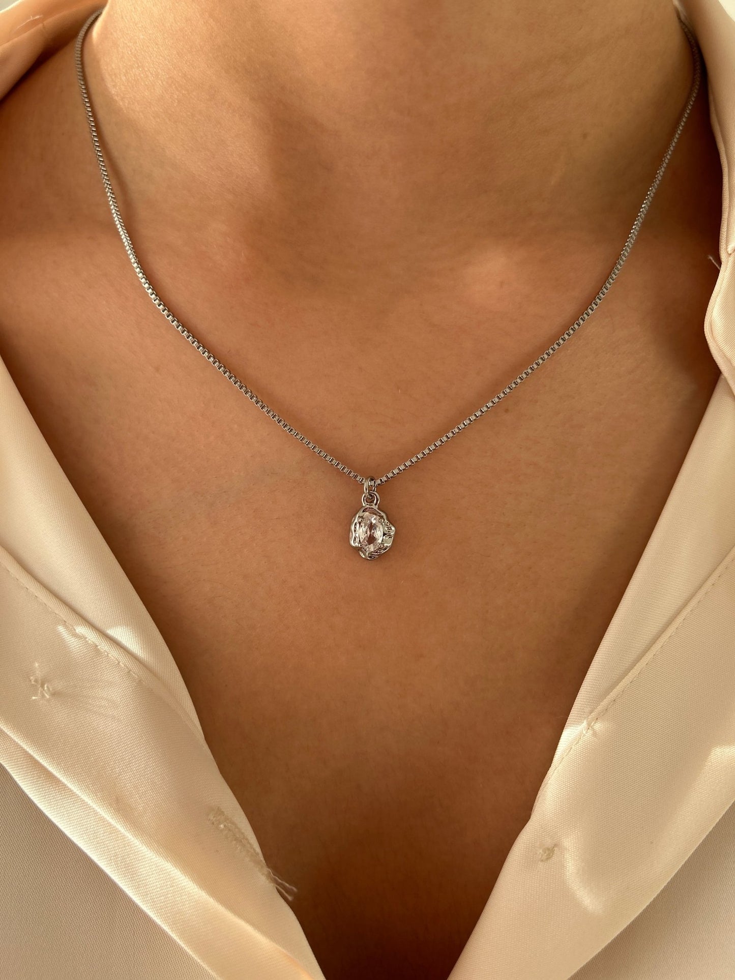 Exklusive Halskette Carolin 14 Karat Vergoldung/ Gold Plated