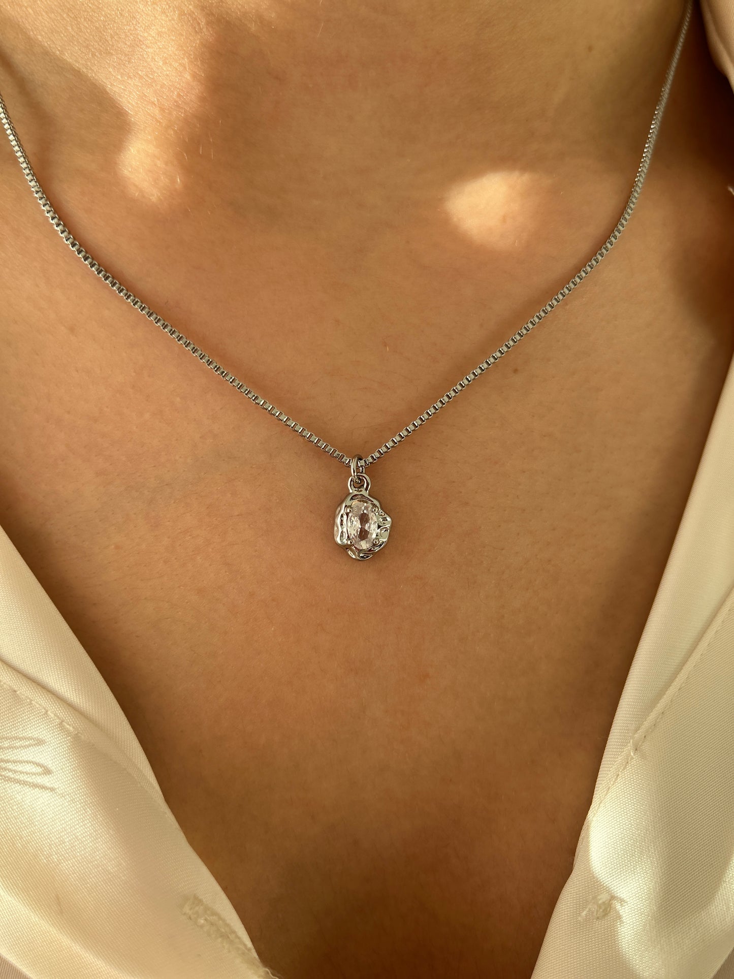 Exklusive Halskette Carolin 14 Karat Vergoldung/ Gold Plated
