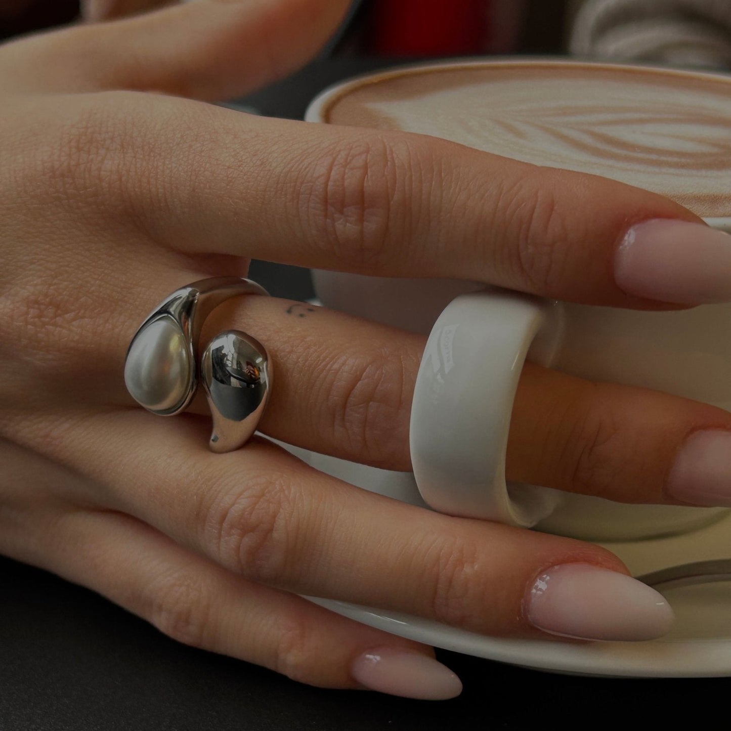 Charme Ring Samira aus Edelstahl /Steel