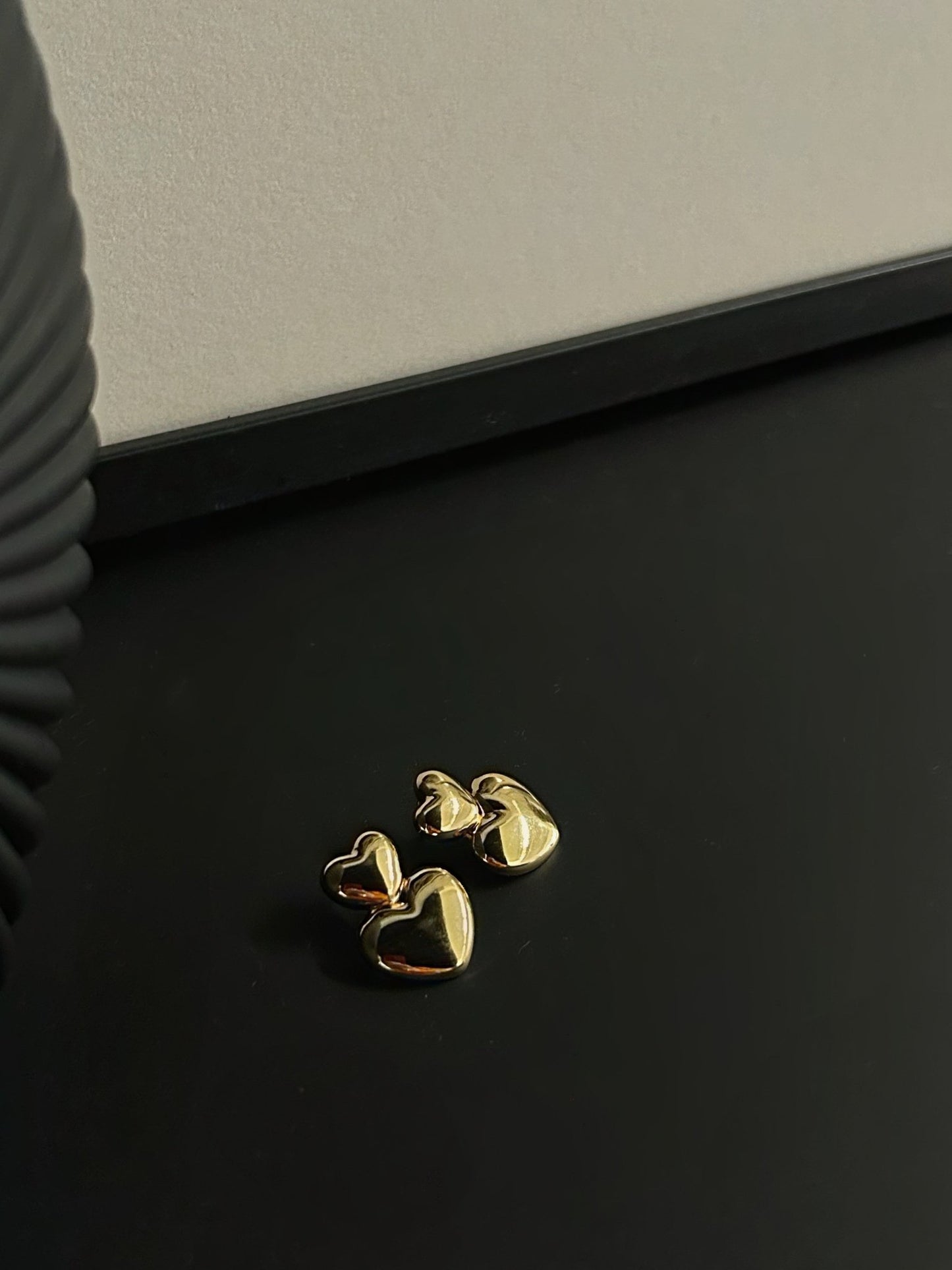 Charme Herz-Ohrringe Marina aus Edelstahl/ Steel