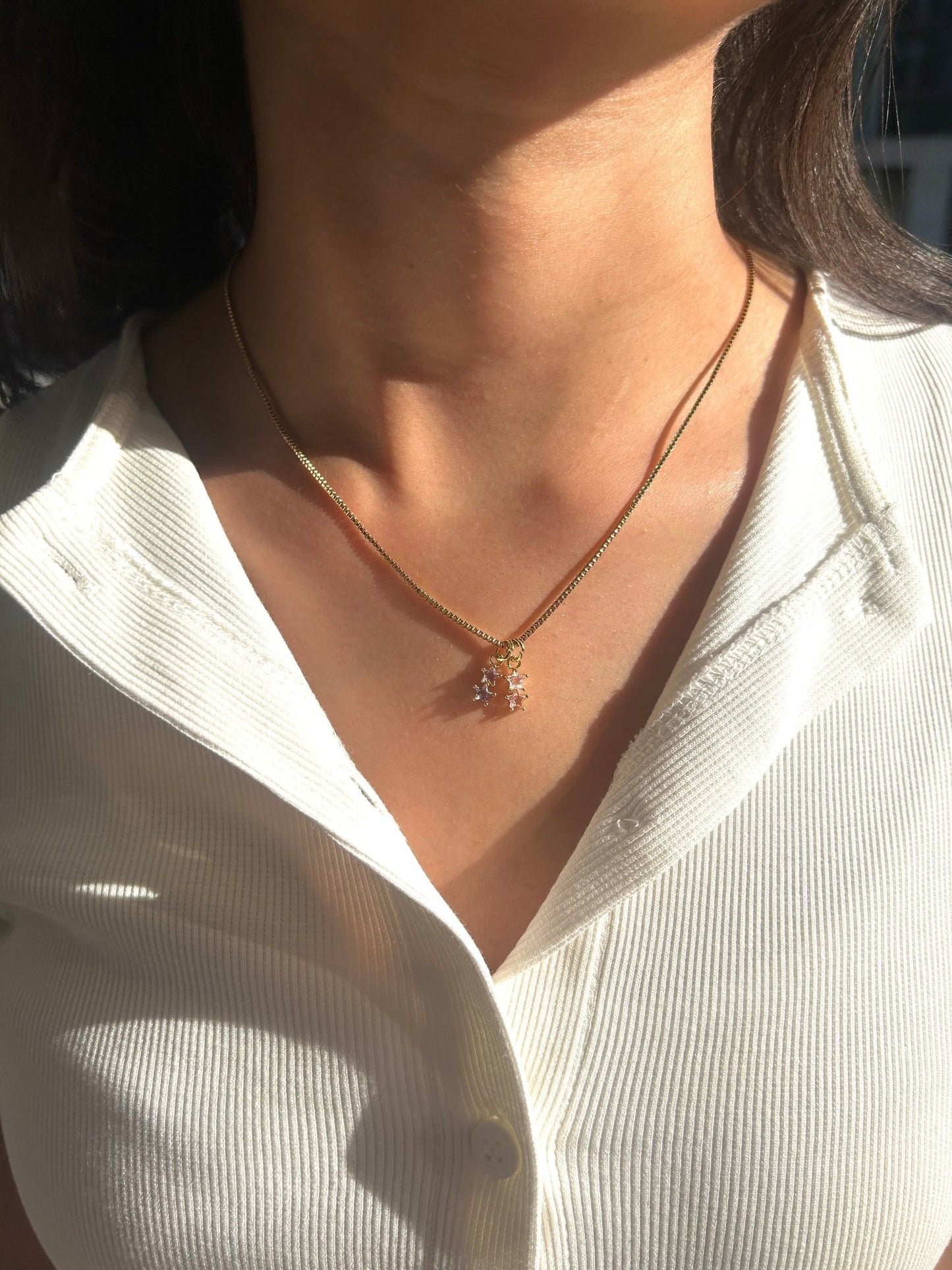 Halskette Diana 14 Karat Vergoldung/ Gold Plated