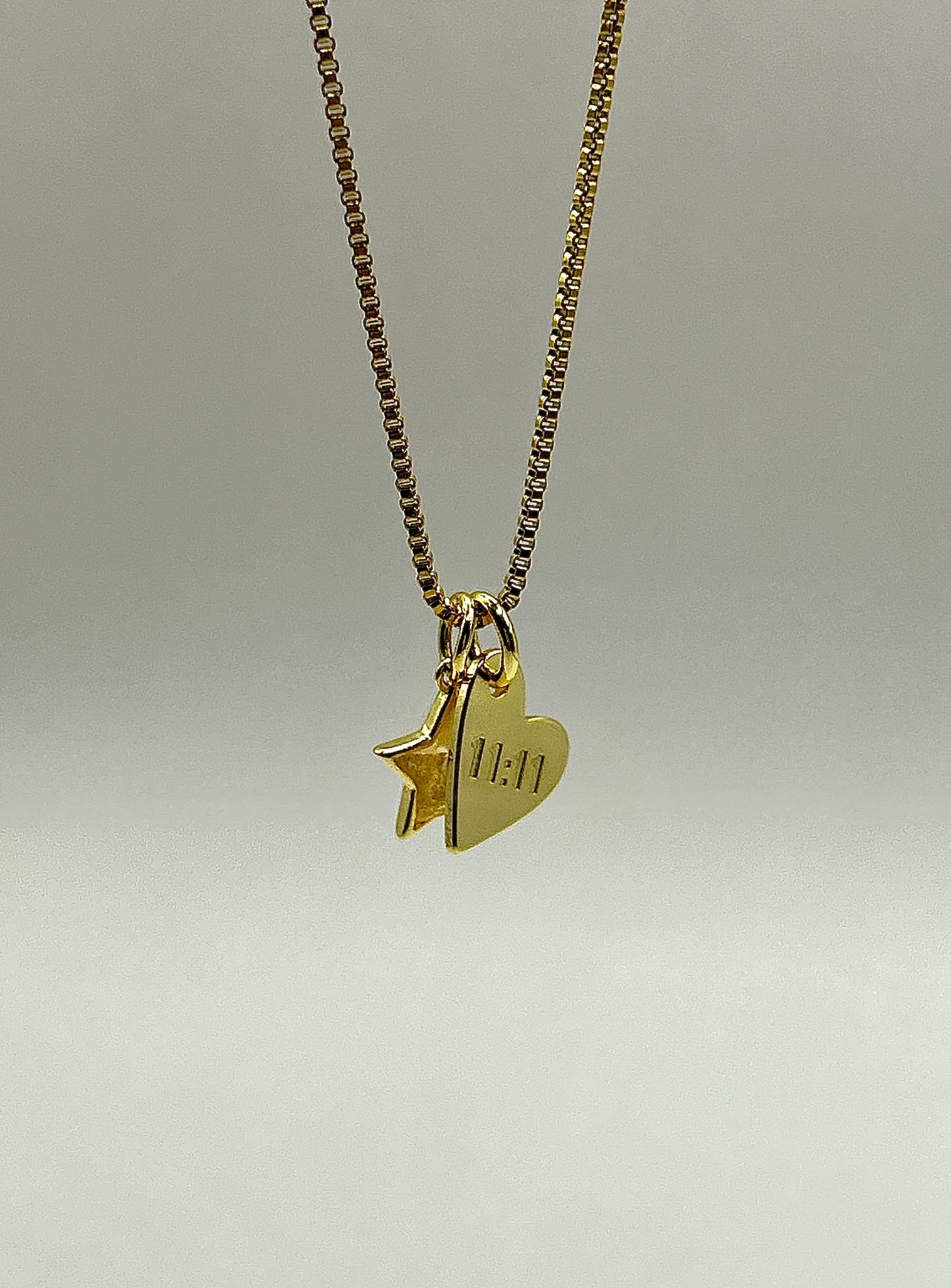 Exklusive Halskette Golden Sign, 14 Karat Vergoldung/ Gold Plated