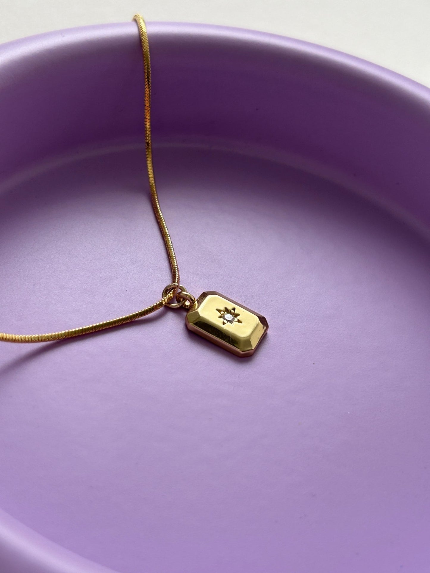 Exklusive Halskette Nele 14 Karat Vergoldung/Gold Plated