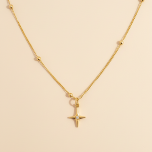 Charme Halskette Celine 14 Karat Vergoldung/ Gold Plated