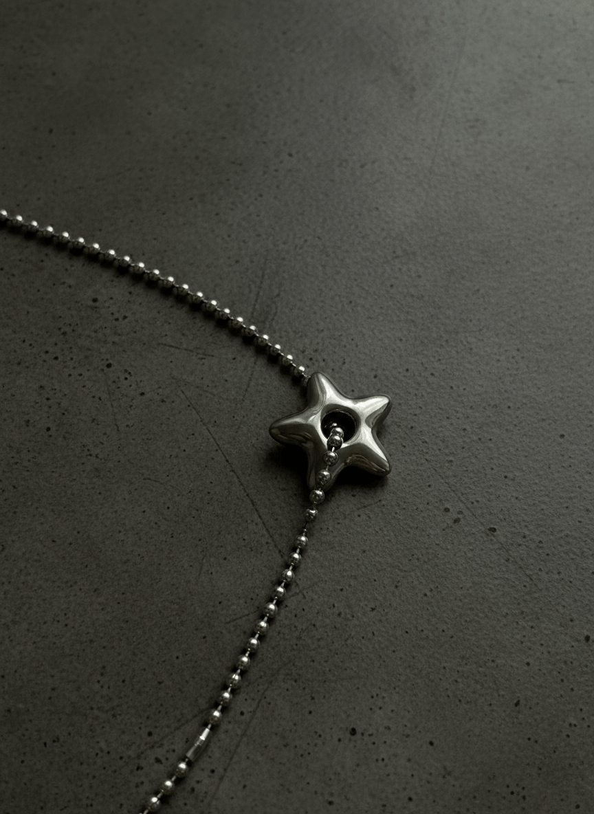 Charme Halskette Rebecca aus Edelstahl/Steel