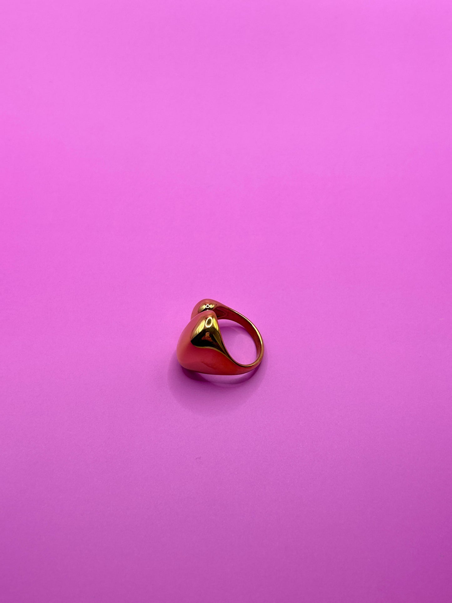 Exklusiver Ring Amelie Edelstahl/ Steel