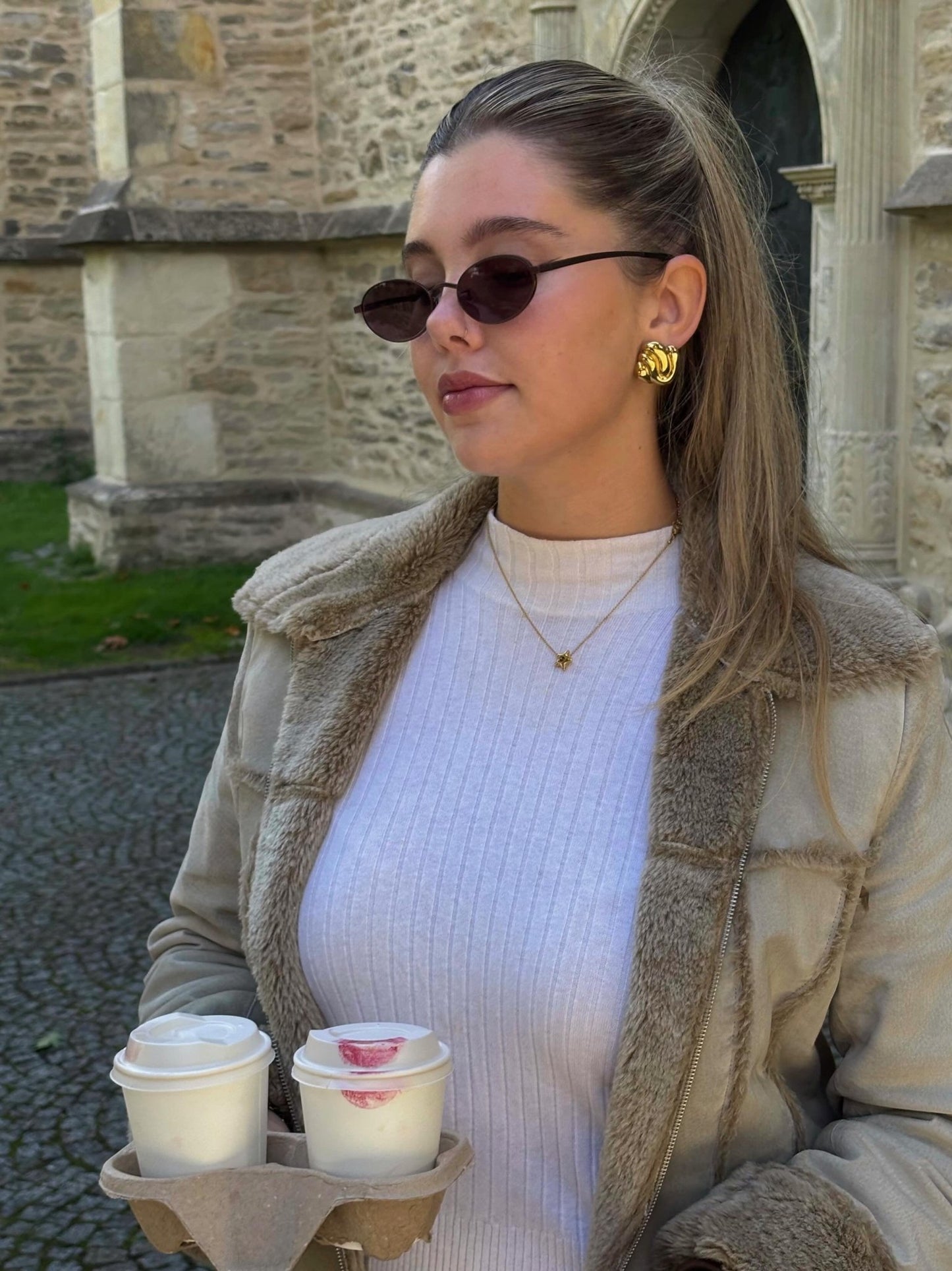 Charme Halskette Rebecca aus Edelstahl/Steel